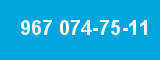 967 074-75-11 967 074-75-11